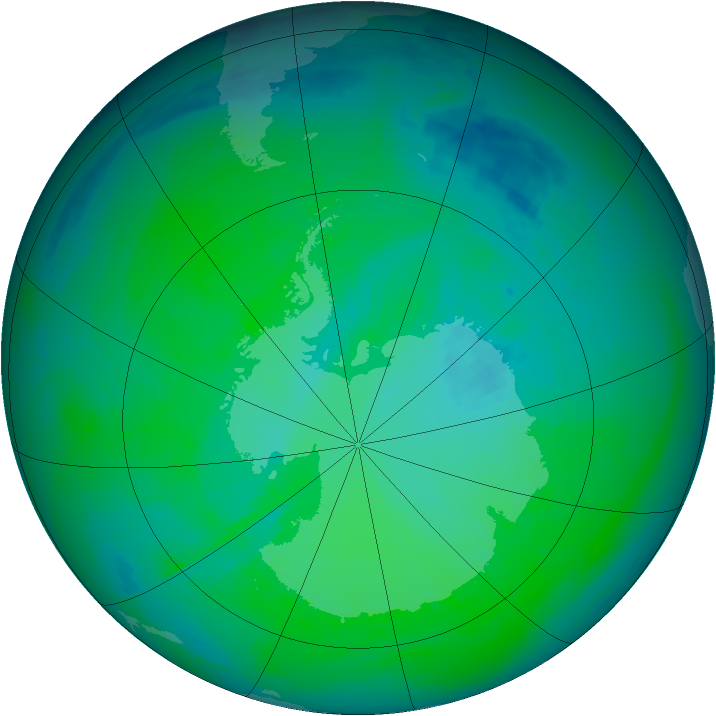 Ozone Map 1987-12-13